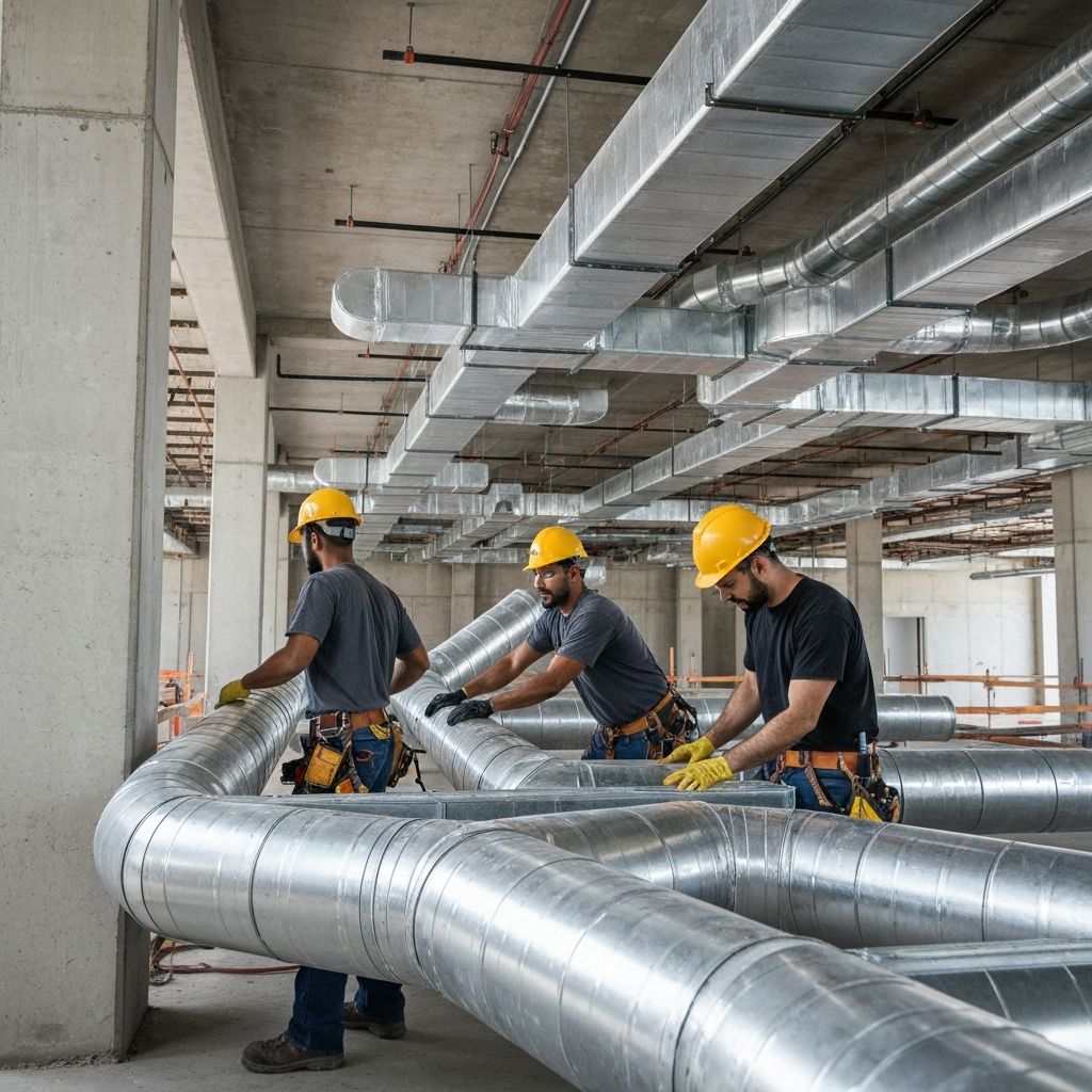 Al Noor HVAC team at work